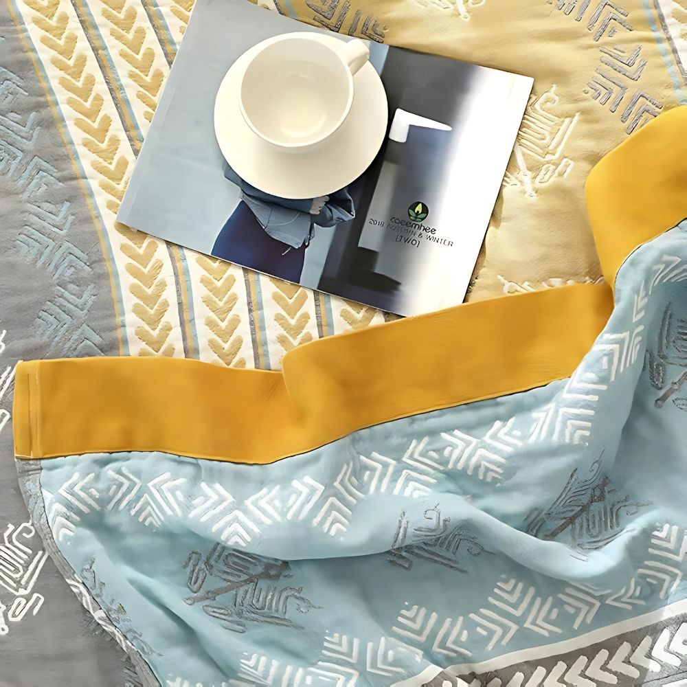 Wheatfield Dreams Wendedecke aus Baumwolle