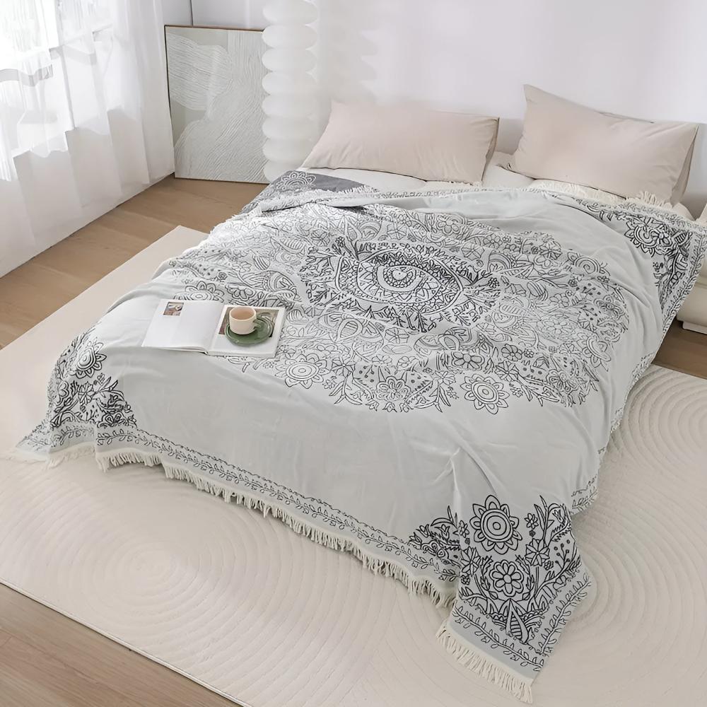 Scandi Chic Baumwolldecke