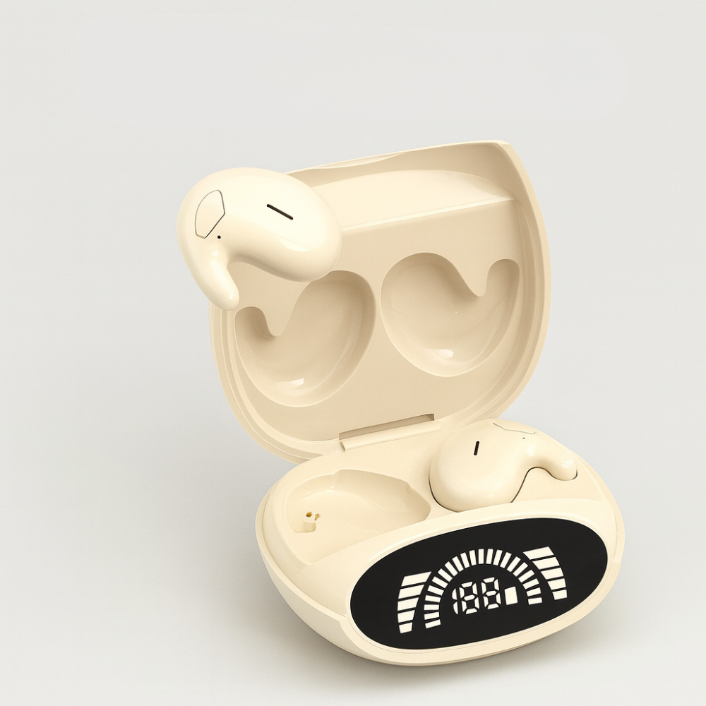 Kabellose Bluetooth-Ohrhörer, HiFi-Sound, Geräuschunterdrückung, wasserdicht