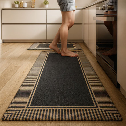 Zebra-Streifen Weicher Küchenläufer