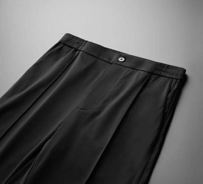 Zweiteiliges Set - Herren Kurzarm Polohemd und Anzughose Set