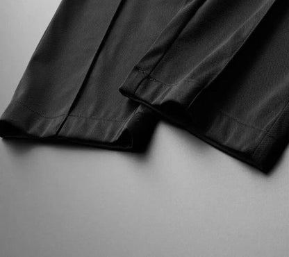 Zweiteiliges Set - Herren Kurzarm Polohemd und Anzughose Set