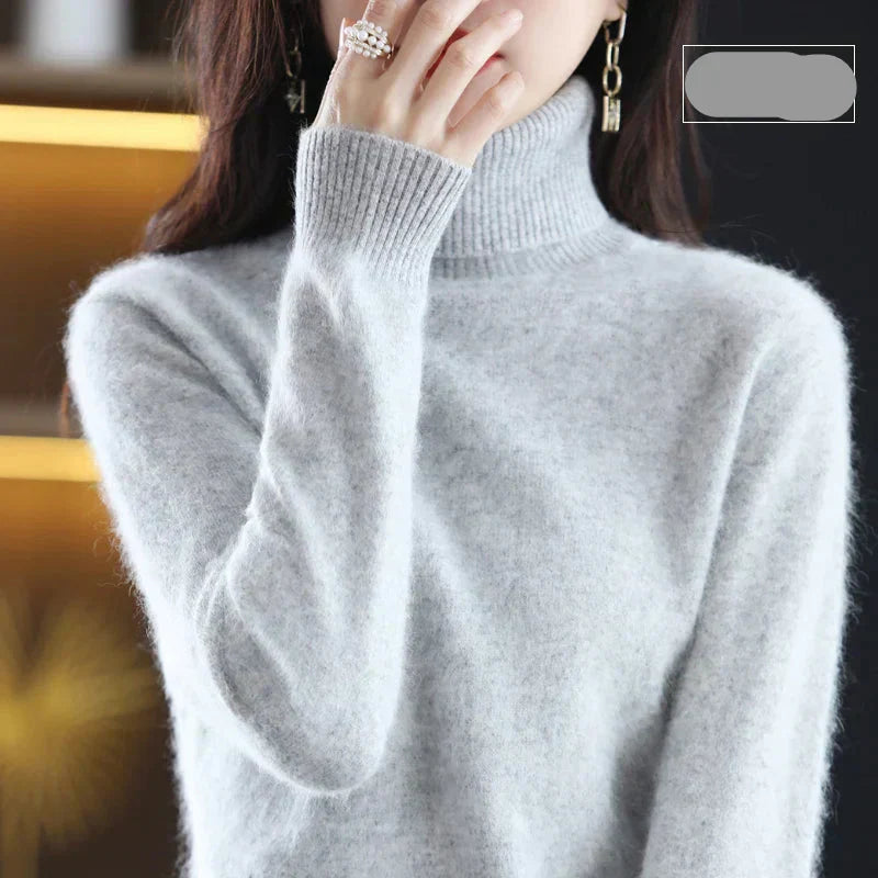 Weicher Rollkragenpullover aus Kaschmir | Damen