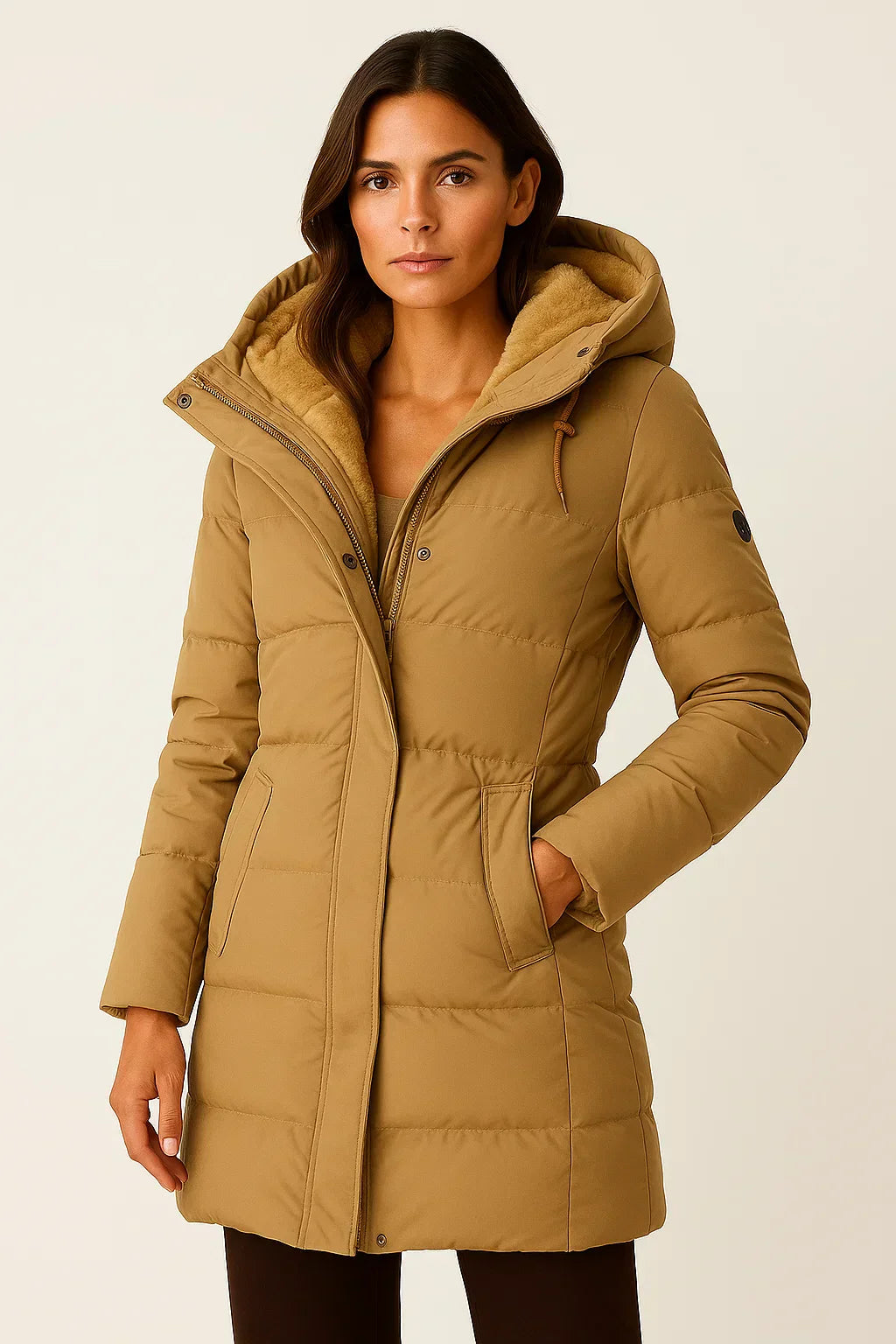 Damen Pufferjacke – Isolierter Wintermantel für Herbst & Winter