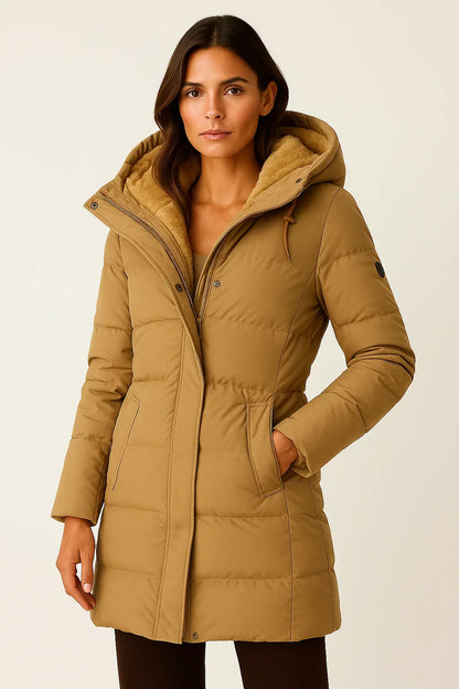 Damen Pufferjacke – Isolierter Wintermantel für Herbst & Winter