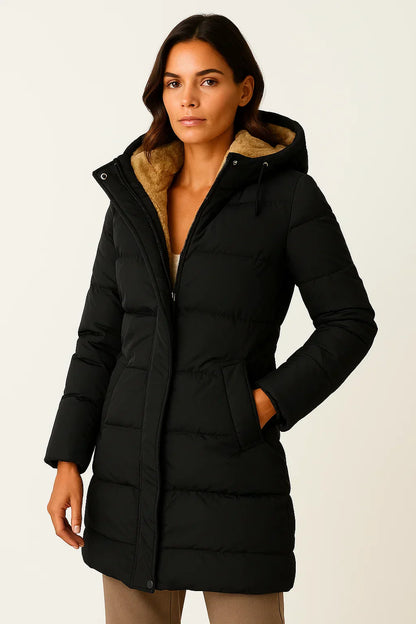 Damen Pufferjacke – Isolierter Wintermantel für Herbst & Winter