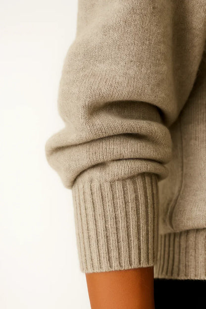 Damen V-Ausschnitt Pullover – Eleganter Pullover für Herbst und Winter