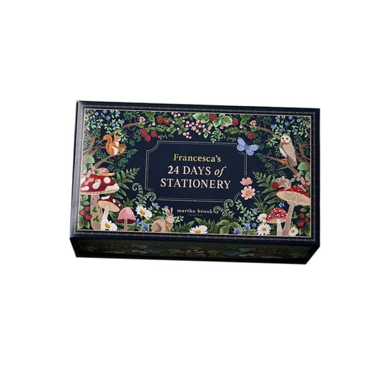 24 Tage Qualitativ Schreibwaren-Adventskalender | Limitierte "Winterwald" Edition | 24 Exklusive Papeterie-Überraschungen | Nachhaltig & Plastikfrei | Inkl. Kalender 2025 & Accessoires