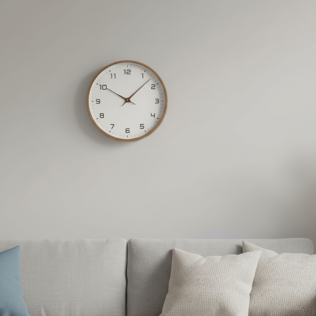 NordicTimber – Stilvolle Holz-Wanduhr für modernes Wohnen
