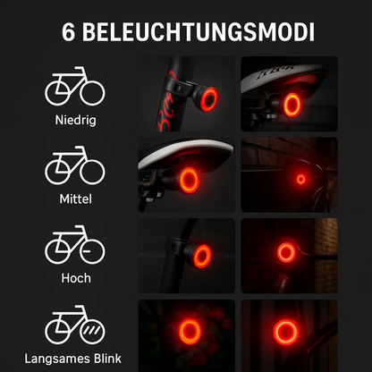 Ultra-intelligentes Rücklicht für Fahrrad