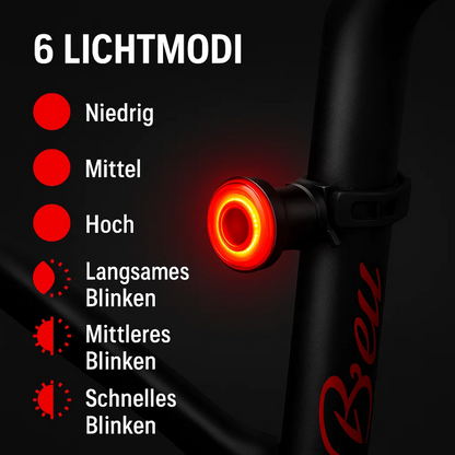 Ultra-intelligentes Rücklicht für Fahrrad