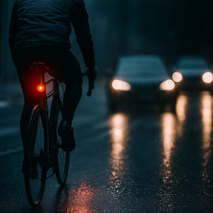 Ultra-intelligentes Rücklicht für Fahrrad