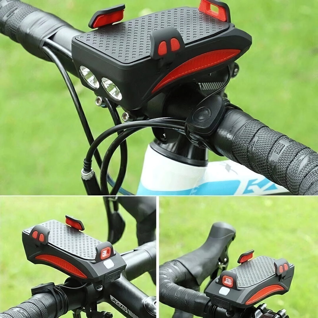 4-in-1 Fahrradlicht mit Powerbank und 1500 Lumen LED