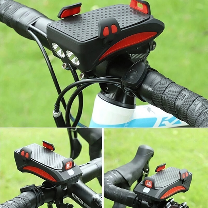 4-in-1 Fahrradlicht mit Powerbank und 1500 Lumen LED