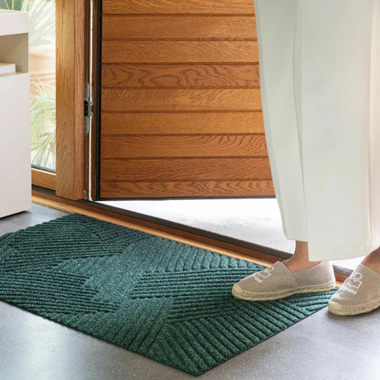 Permanently non-slip sand trap doormat