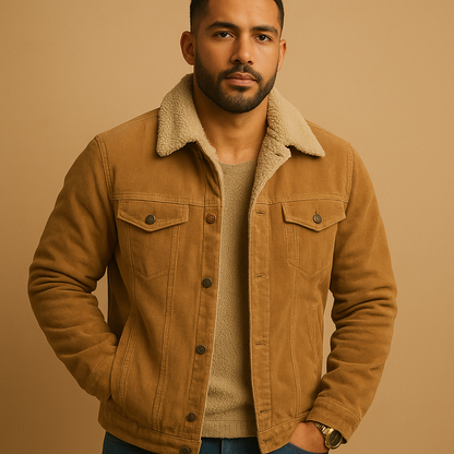 Herren Cordjacke mit modernem Schnitt | Lässiger Stil