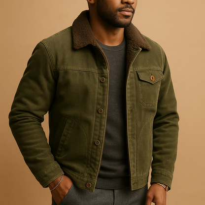 Herren Cordjacke mit modernem Schnitt | Lässiger Stil