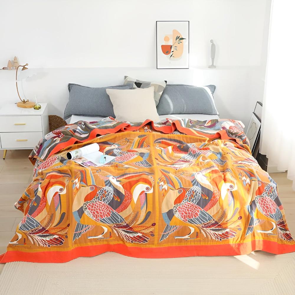 Toucan Vogel Baumwoll-Decke