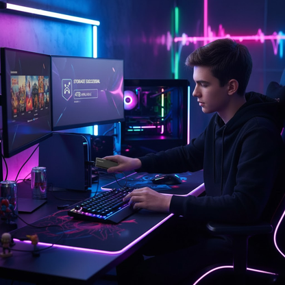 Ultrakompakte 4 TB USB-C Festplatte für sichere Datenspeicherung