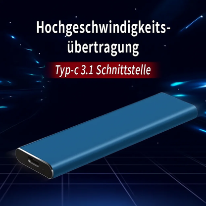 Ultrakompakte 4 TB USB-C Festplatte für sichere Datenspeicherung
