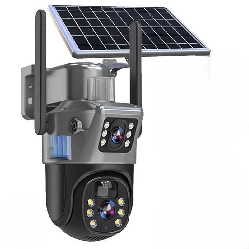 4K Sicherheitskamera mit Solarpanel