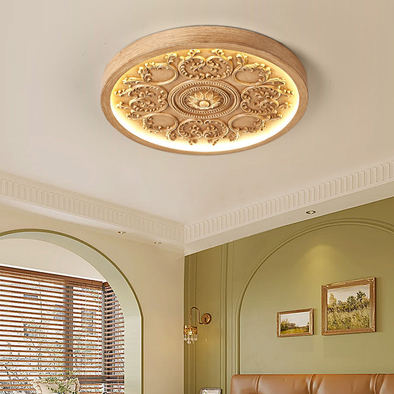 Moderne Harz-Deckenlampe mit variabler Lichtfarbe