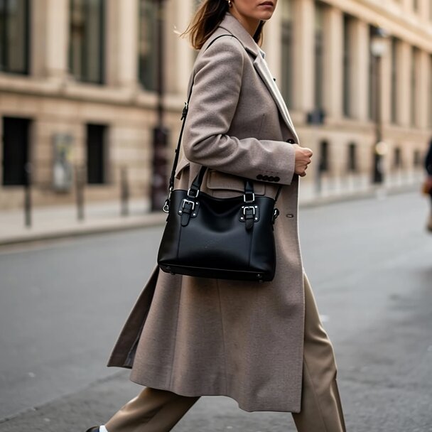 Handtasche für Frauen | Leder Umhängetasche | Schultertasche | Lunava