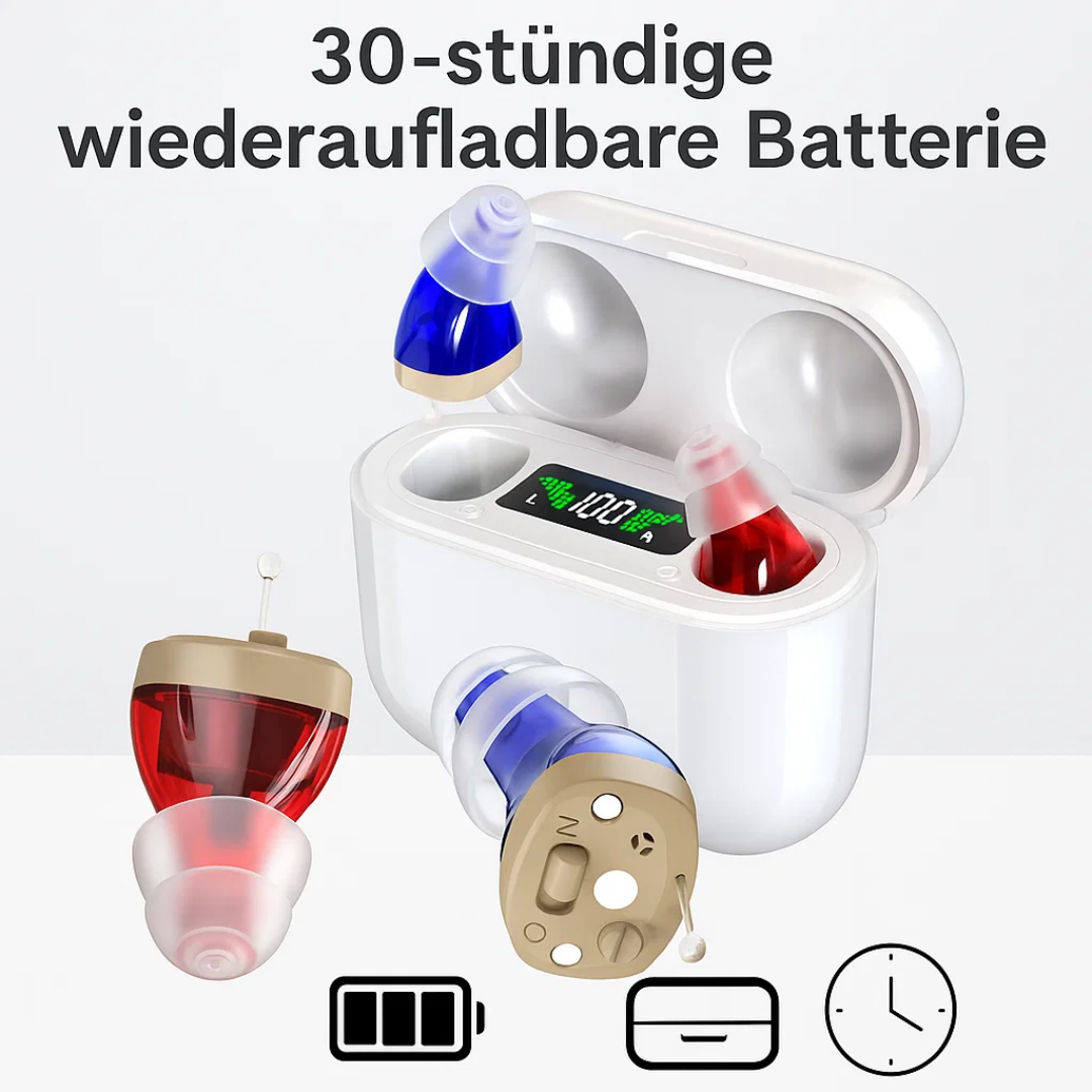 Wireless rechargeable hearing aids