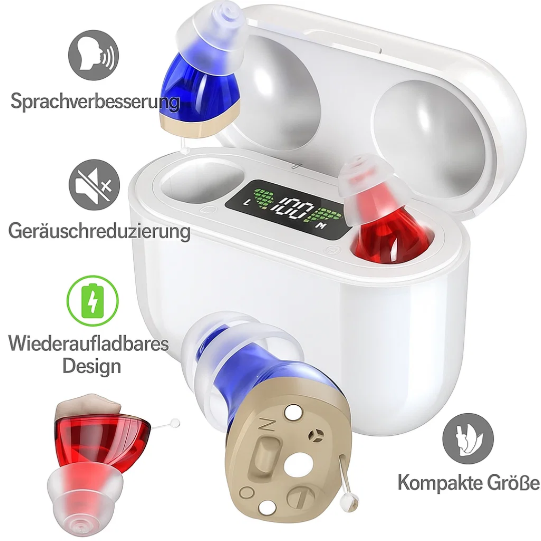Wireless rechargeable hearing aids