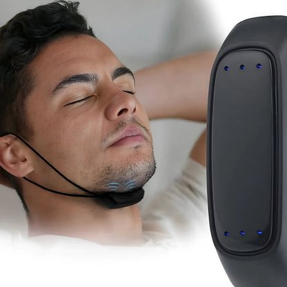 Effective anti-snoring device chin strap