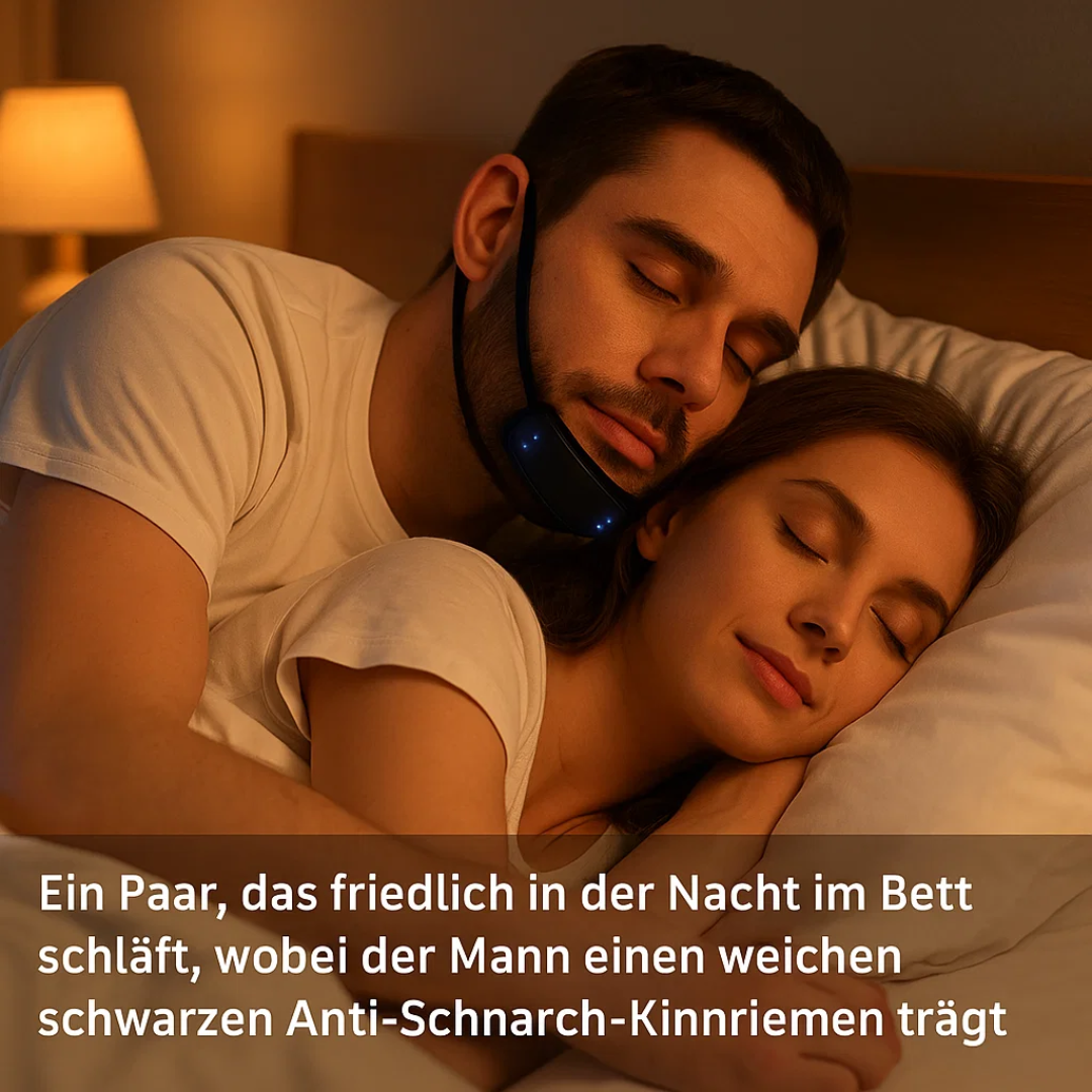 Effective anti-snoring device chin strap