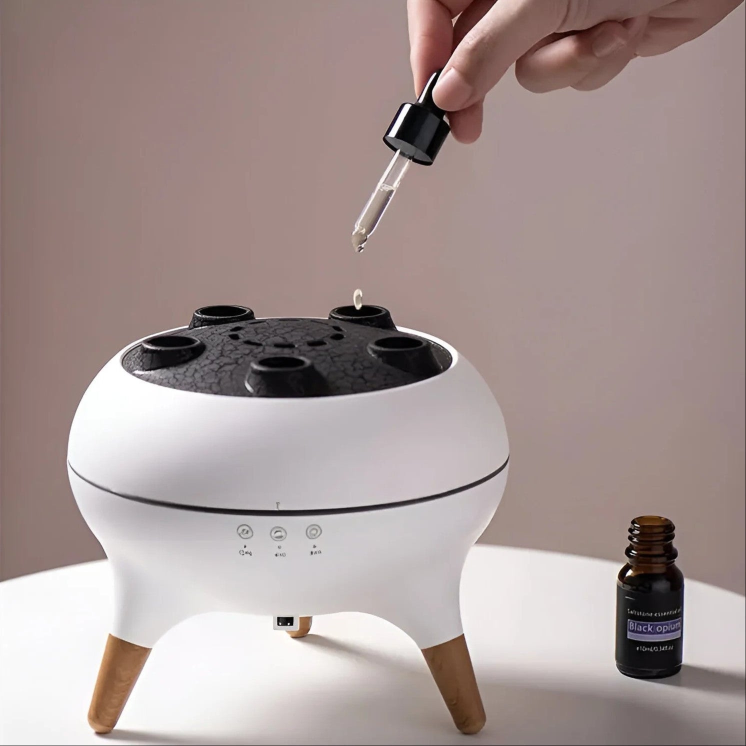 Luftbefeuchter & Diffusor | Aroma Diffusor mit LED-Licht & Timer | JellyDream