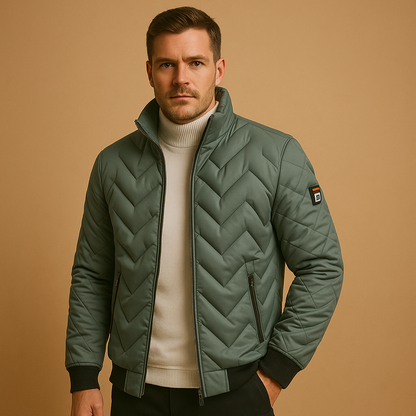 Herren Padded Pufferjacke – Klassischer Wintermantel