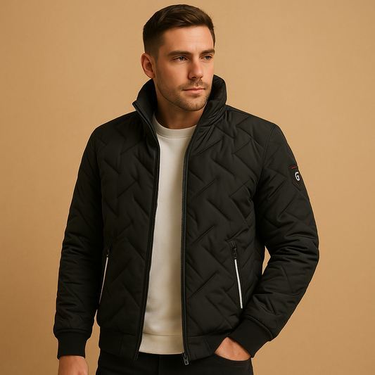 Herren Padded Pufferjacke – Klassischer Wintermantel