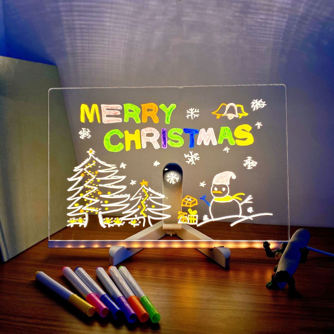 LED Schreibtafel Kinder Leuchtendes Zeichenbrett