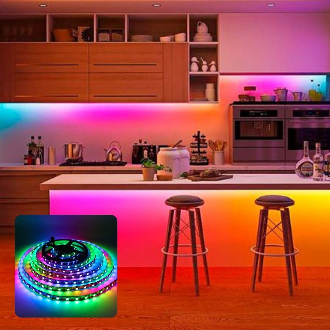 LED-Streifen 15 Meter | LED-Streifen mit App & Fernbedienung | LED-Beleuchtung | StreifLux