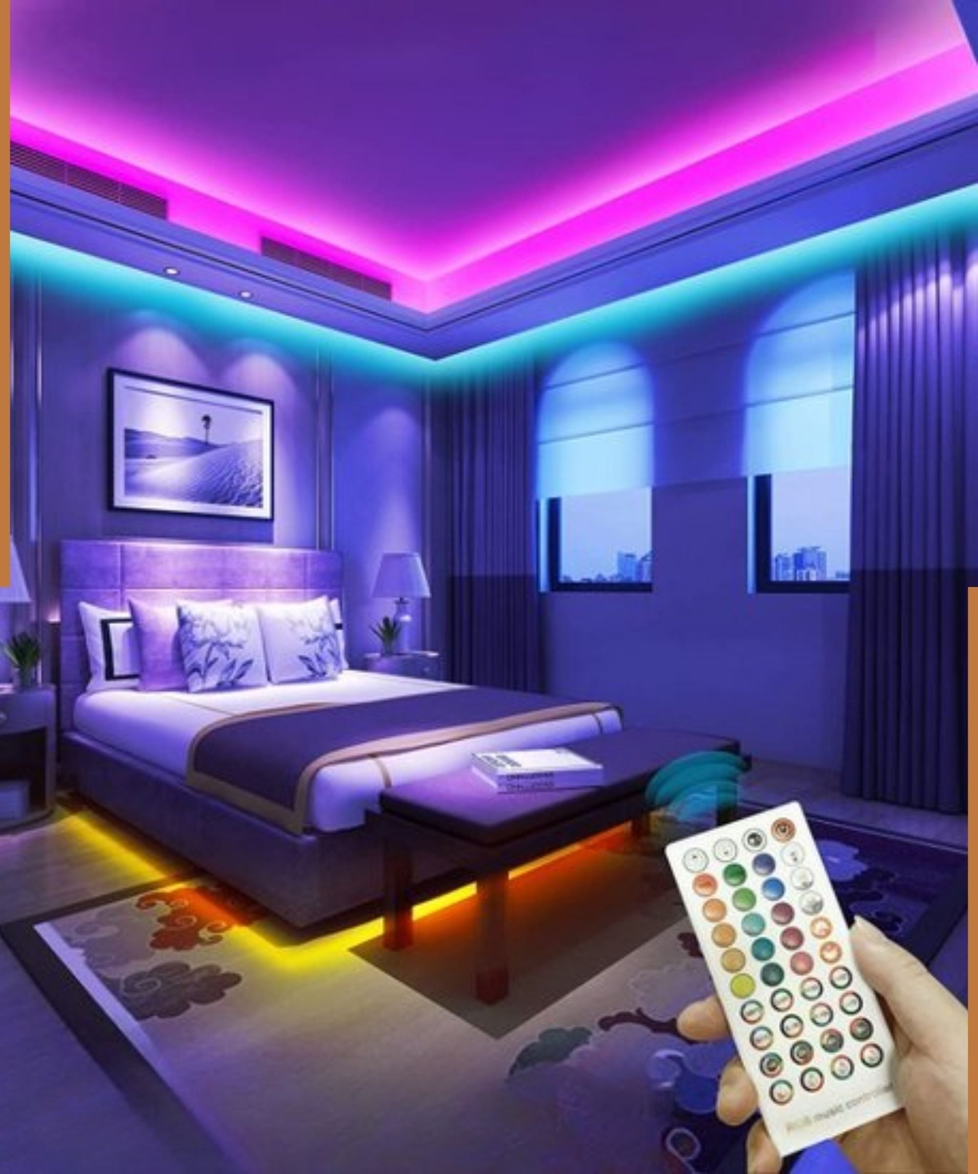 LED-Streifen 15 Meter | LED-Streifen mit App & Fernbedienung | LED-Beleuchtung | StreifLux
