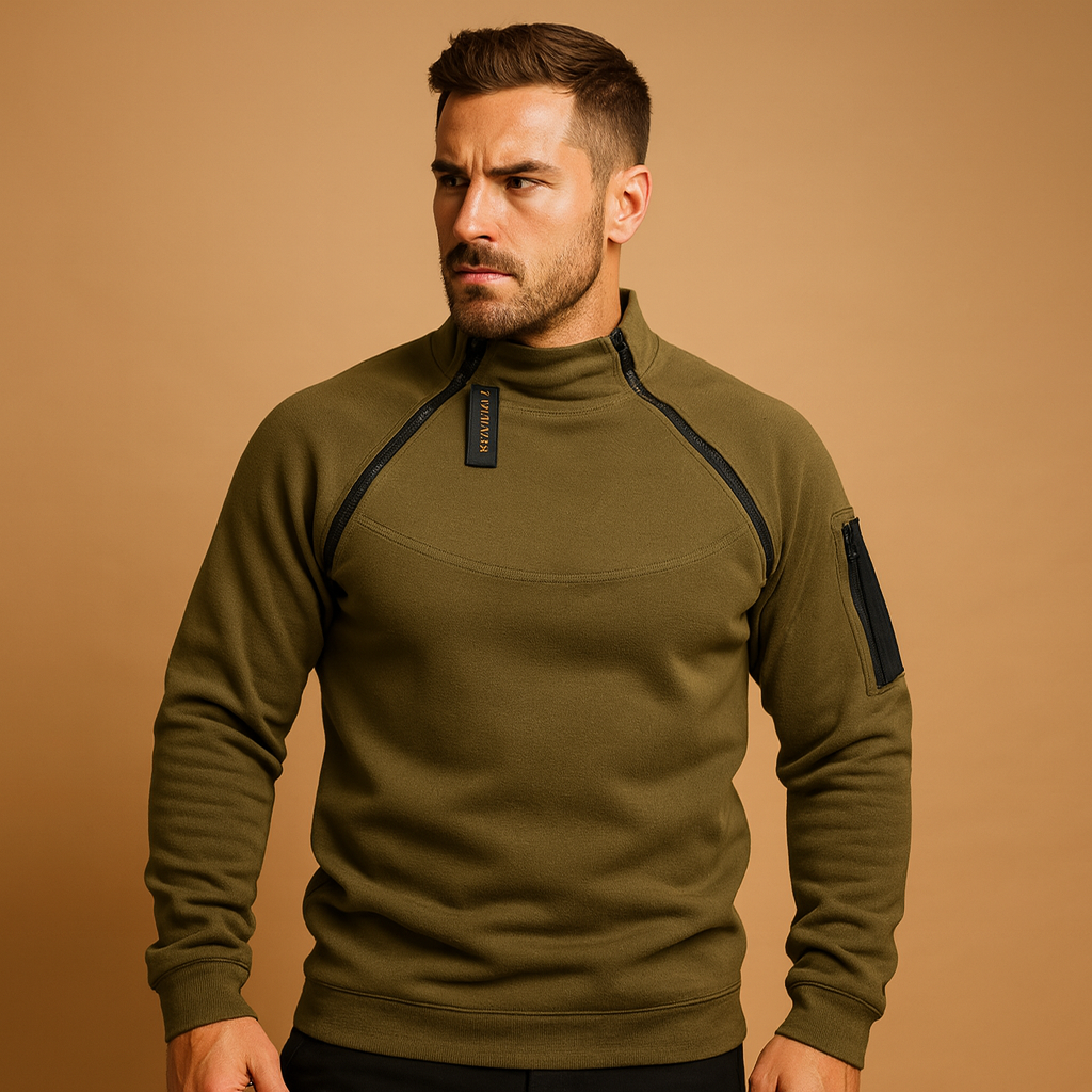 Herren Rundhals-Pullover | Reguläre Passform mit sauberem, alltäglichem Stil