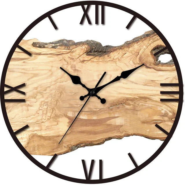 Transparente Wanduhr