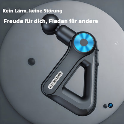 Massagegerät mit 9 Aufsätzen | Massagegerät für Nacken, Rücken, Füße und mehr | Massagepistole | Pulsevia