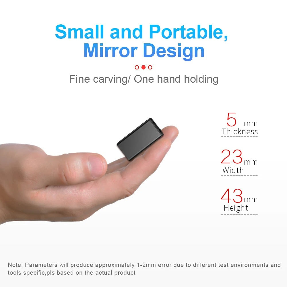 The smallest voice recorder with 384Kbps quality 