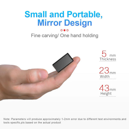 The smallest voice recorder with 384Kbps quality 