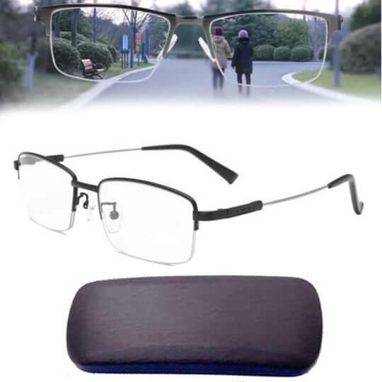 Intelligente Gleitsichtbrille mit automatischer Sehanpassung & Blaulichtfilter