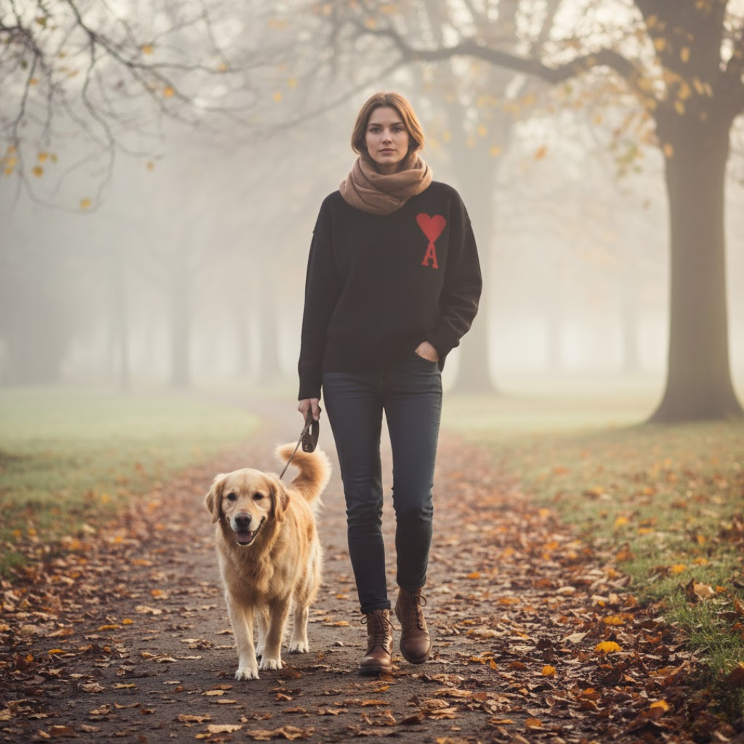 Women's sweater with heart motif – style &amp; comfort