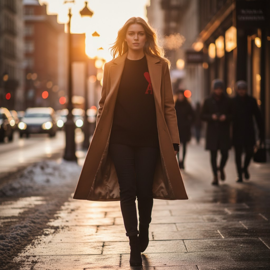 Women's sweater with heart motif – style &amp; comfort