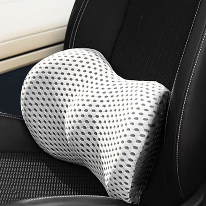 SpineRest Orthopädisches Lendenkissen | Ergonomische Rückenstütze für Büro, Auto & Zuhause | Abnehmbarer Bezug
