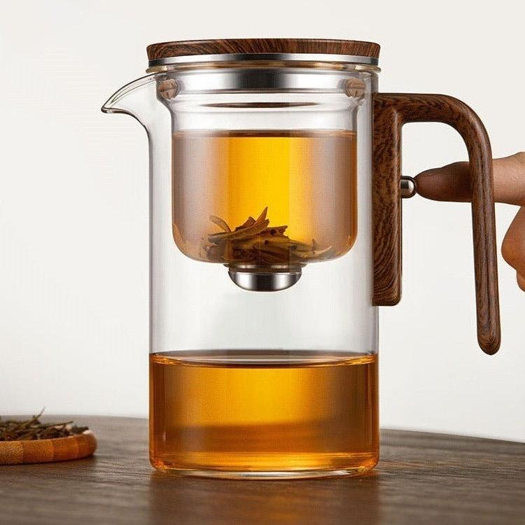 Glas Teekanne mit Sieb | PureTee