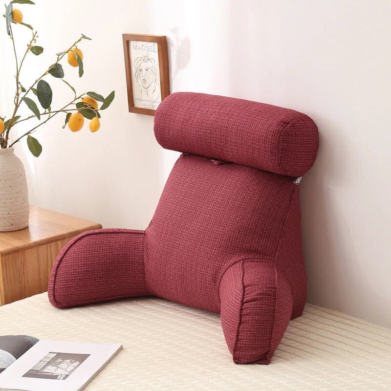 Rückenstützkissen & Lesekissen | Kissen für Bett & Sofa mit Armlehnen | RelaxPillow