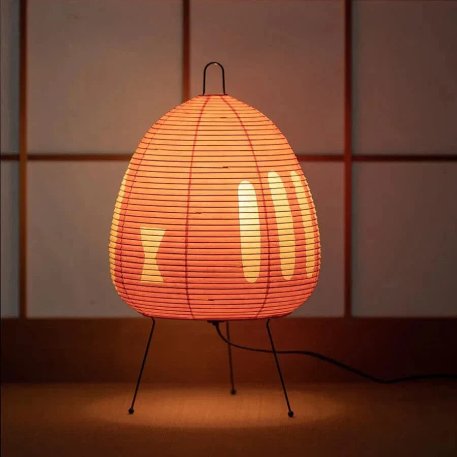 Tischlampe Reispapier Retro Japanisch Design
