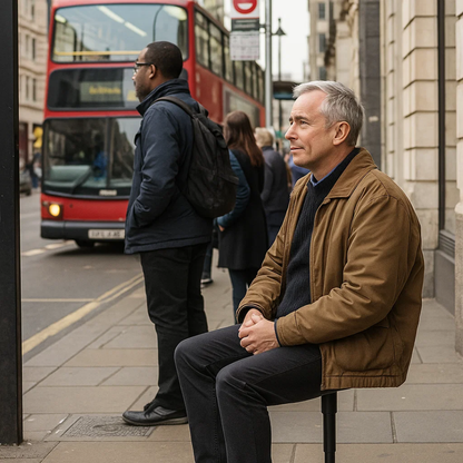 Tragbarer Mini-Klappstuhl für unterwegs